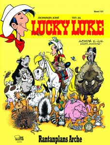Cover des neuen Lucky Luke Bands 101 Rantanplans Arche
