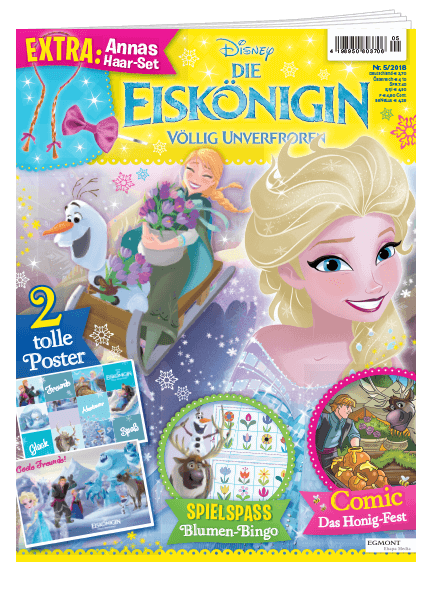 Das Cover vom Magazin Die Eiskönigin erschienen bei Egmont Publishing