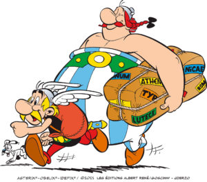 Teaser Panel für das neue Asterix Abenteuer #39