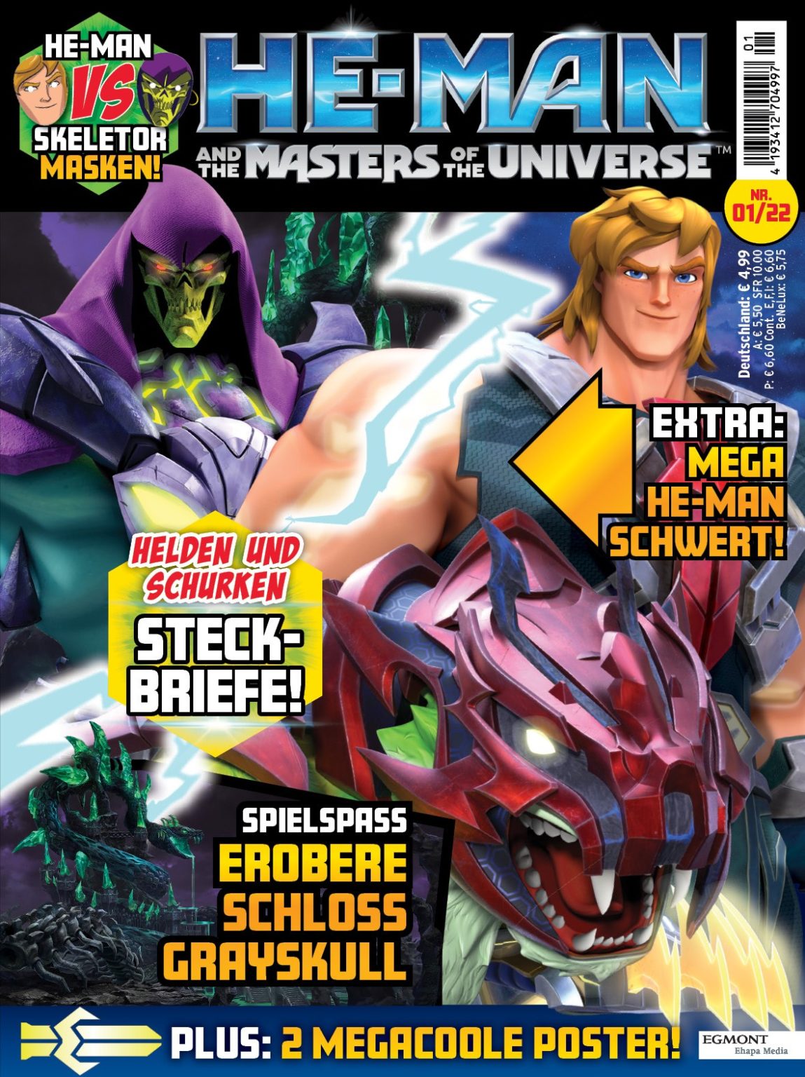 Die Masters of the Universe erobern mit Egmont Ehapa Media das
