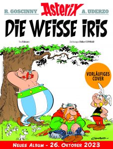 Vorläufiges Cover 40. Asterix-Band Die weisse Iris